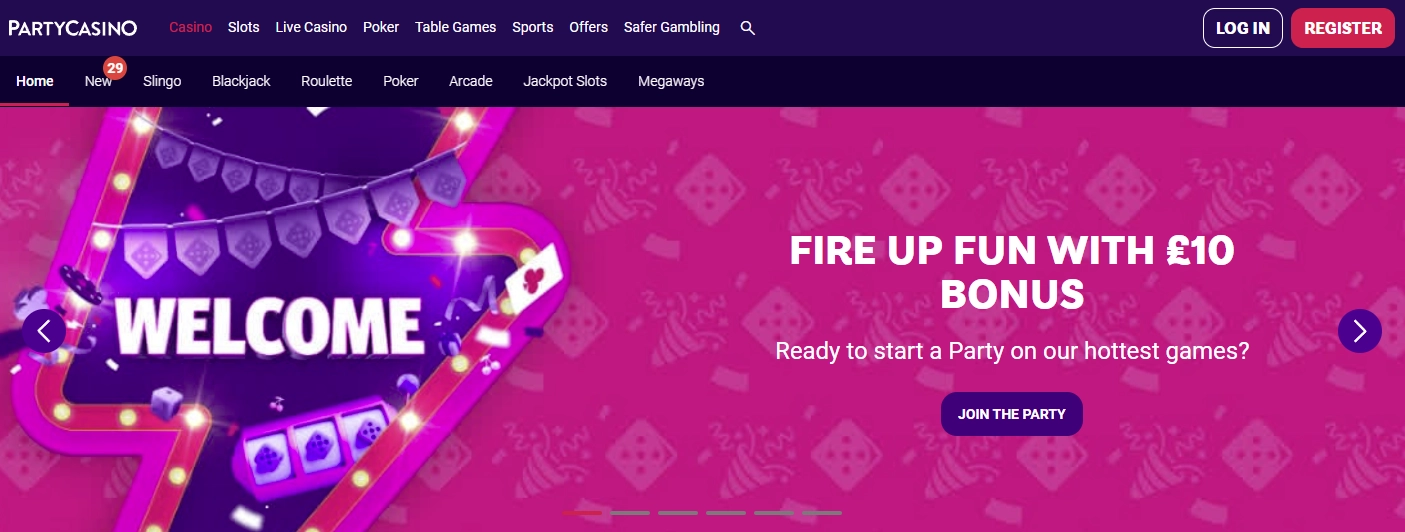 Party Casino Gaming Experience